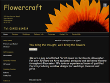 Tablet Screenshot of flowercraftgloucester.com